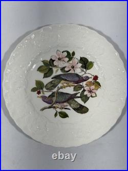 Vintage Alfred Meakin Made In England 12 Porcelain Bird Plates 8.5 Assorted