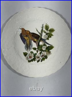 Vintage Alfred Meakin Made In England 12 Porcelain Bird Plates 8.5 Assorted