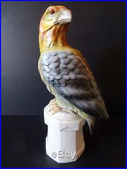 Vintage Antique EAGLE Bird Wildlife Figure Figurine Statue Porcelain