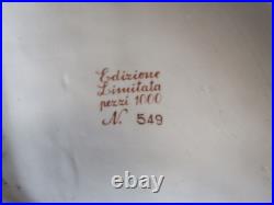 Vintage CAPODIMONTE Large Bird Figurine LIMITED EDITION 549 of 1000