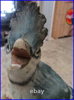 Vintage CAPODIMONTE Large Bird Figurine LIMITED EDITION 549 of 1000