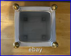 Vintage Chelsea House Cachepot Planter Porcelain Hand Painted Birds