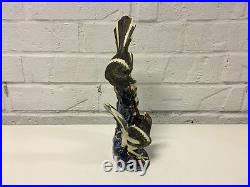 Vintage Chinese Finely Executed Ceramic Figurine of 2 Birds Impressed China Mark