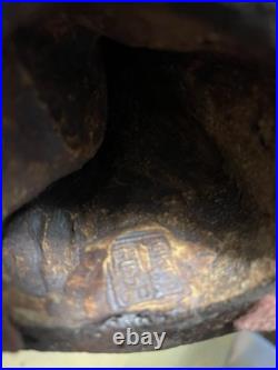 Vintage Chinese Pottery Figurine 12 Parrot Parakeet Bird