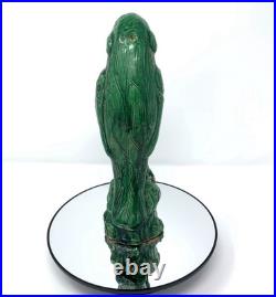 Vintage Chinese Sancai Glazed Parrot Incense Burner 9.25 Tall