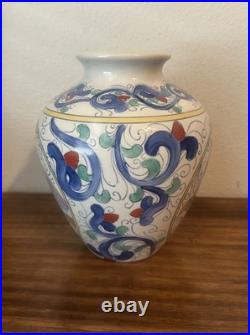 Vintage Chinese WBI Porcelain Bird Motif Jar Vase, 9