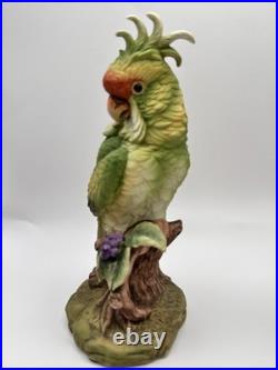 Vintage Cockatoo Pair 5959 Andrea by Sadek porcelain made in Japan. MINT