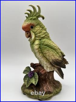 Vintage Cockatoo Pair 5959 Andrea by Sadek porcelain made in Japan. MINT