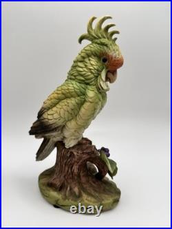 Vintage Cockatoo Pair 5959 Andrea by Sadek porcelain made in Japan. MINT