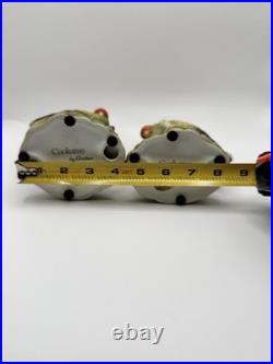 Vintage Cockatoo Pair 5959 Andrea by Sadek porcelain made in Japan. MINT