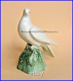 Vintage Dove Porcelain Figurine Minsk Statue Bird Sculpture Pigeon Korosten 1952