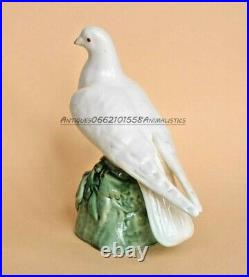 Vintage Dove Porcelain Figurine Minsk Statue Bird Sculpture Pigeon Korosten 1952