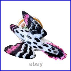 Vintage Giulia Mangani Italy Sèvres Style Porcelain Bird Figurine