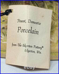 Vintage Hand Painted Porcelain Pheasants From Edgerton Pottery