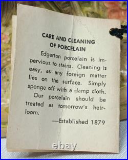 Vintage Hand Painted Porcelain Pheasants From Edgerton Pottery