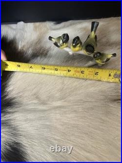 Vintage Hutschenreuther Porcelain Bird Figurine 2412/3f Germany Tufted Titmouse