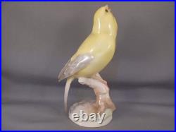 Vintage Hutschenreuther Porcelain Carl Werner Canary on Branch Bird Figure 2403