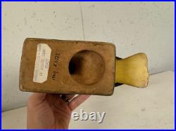 Vintage Italian Ceramic Painted Lapwing Bird Figurine