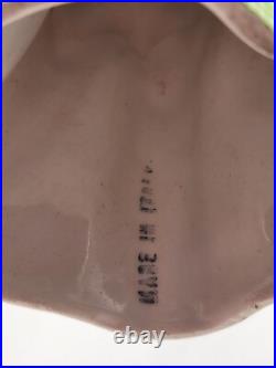 Vintage Italian Macaw Parrot Figurine Pair. Red And Blue