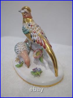 Vintage J. T. Jones Golden Pheasant Crown Staffordshire Fine Bone China Figurine