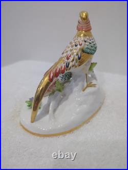 Vintage J. T. Jones Golden Pheasant Crown Staffordshire Fine Bone China Figurine
