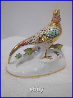 Vintage J. T. Jones Golden Pheasant Crown Staffordshire Fine Bone China Figurine