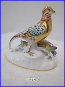 Vintage J. T. Jones Golden Pheasant Crown Staffordshire Fine Bone China Figurine