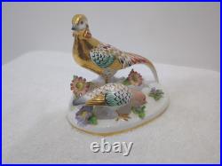 Vintage J. T. Jones Golden Pheasant Crown Staffordshire Fine Bone China Figurine