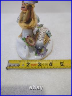 Vintage J. T. Jones Golden Pheasant Crown Staffordshire Fine Bone China Figurine