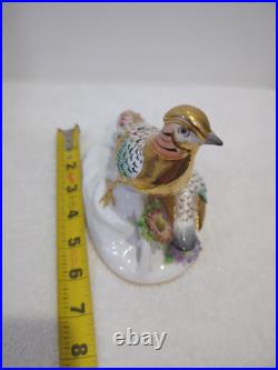 Vintage J. T. Jones Golden Pheasant Crown Staffordshire Fine Bone China Figurine
