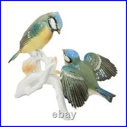 Vintage KARL ENS Volkstedt Porcelain Bird Figurine / Germany / 1940's / RARE
