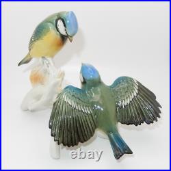 Vintage KARL ENS Volkstedt Porcelain Bird Figurine / Germany / 1940's / RARE