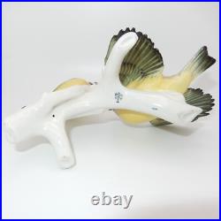 Vintage KARL ENS Volkstedt Porcelain Bird Figurine / Germany / 1940's / RARE