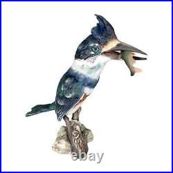 Vintage Kaiser Of Germany Porcelain Kingfisher Figurine Statue Limited Edition