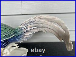 Vintage Karl Ens Germany Porcelain Figurine Statue Bird Pheasant Marked