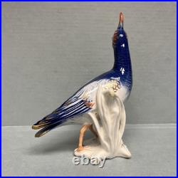 Vintage Karl Ens porcelain Bird blue figurine Germany READ