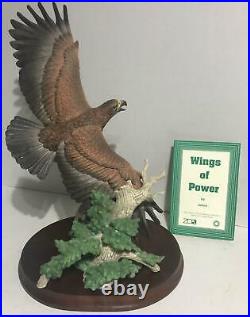 Vintage LENOX WINGS OF POWER Smithsonian Porcelain Bird Figure Statue 1993