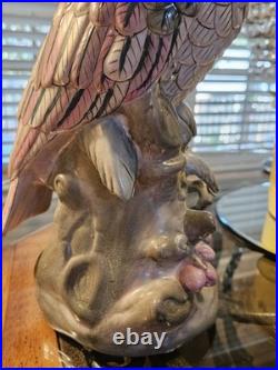 Vintage Large Ceramic Cockatoo Figurine. Used item