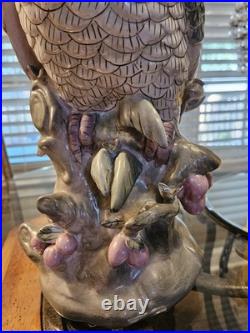 Vintage Large Ceramic Cockatoo Figurine. Used item