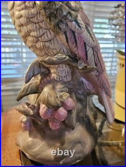 Vintage Large Ceramic Cockatoo Figurine. Used item