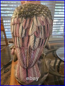 Vintage Large Ceramic Cockatoo Figurine. Used item