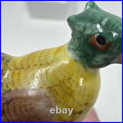 Vintage Limoges France Pheasant Trinket Box Chamart Bird Cottagecore