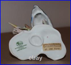 Vintage Lorenz Hutschenreuther Porcelain Heron Figurine Gunther Granget 7.8