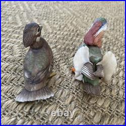 Vintage Mandarin Duck Pair Boehm Figurine Set, #40106 Boehm Bird Figurine