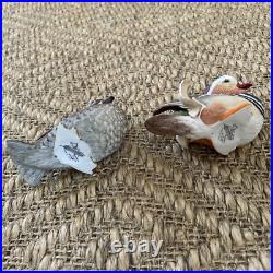 Vintage Mandarin Duck Pair Boehm Figurine Set, #40106 Boehm Bird Figurine