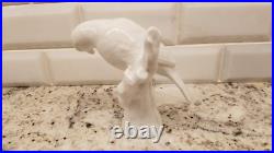 Vintage Meise Meissen Porcelain Blanc De Chine Bird On Branch Figurine Mint