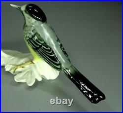 Vintage Pair Of Wagtails Birds Original KARL ENS Porcelain Figurine Statue Decor