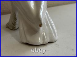 Vintage Pair of Ceramic Love Bird Figurines Made in Italy White Doves or Pigeons