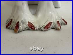 Vintage Pair of Ceramic Love Bird Figurines Made in Italy White Doves or Pigeons