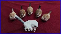 Vintage Porcelain Bird 6 Piece LFZ USSR